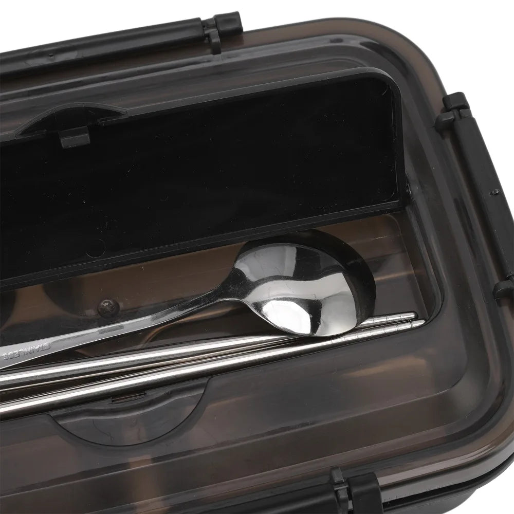 304 Stainless Steel 3-Compartment Lunch Box 1.8L Leakproof Stainless Steel Lunch Box Richie's