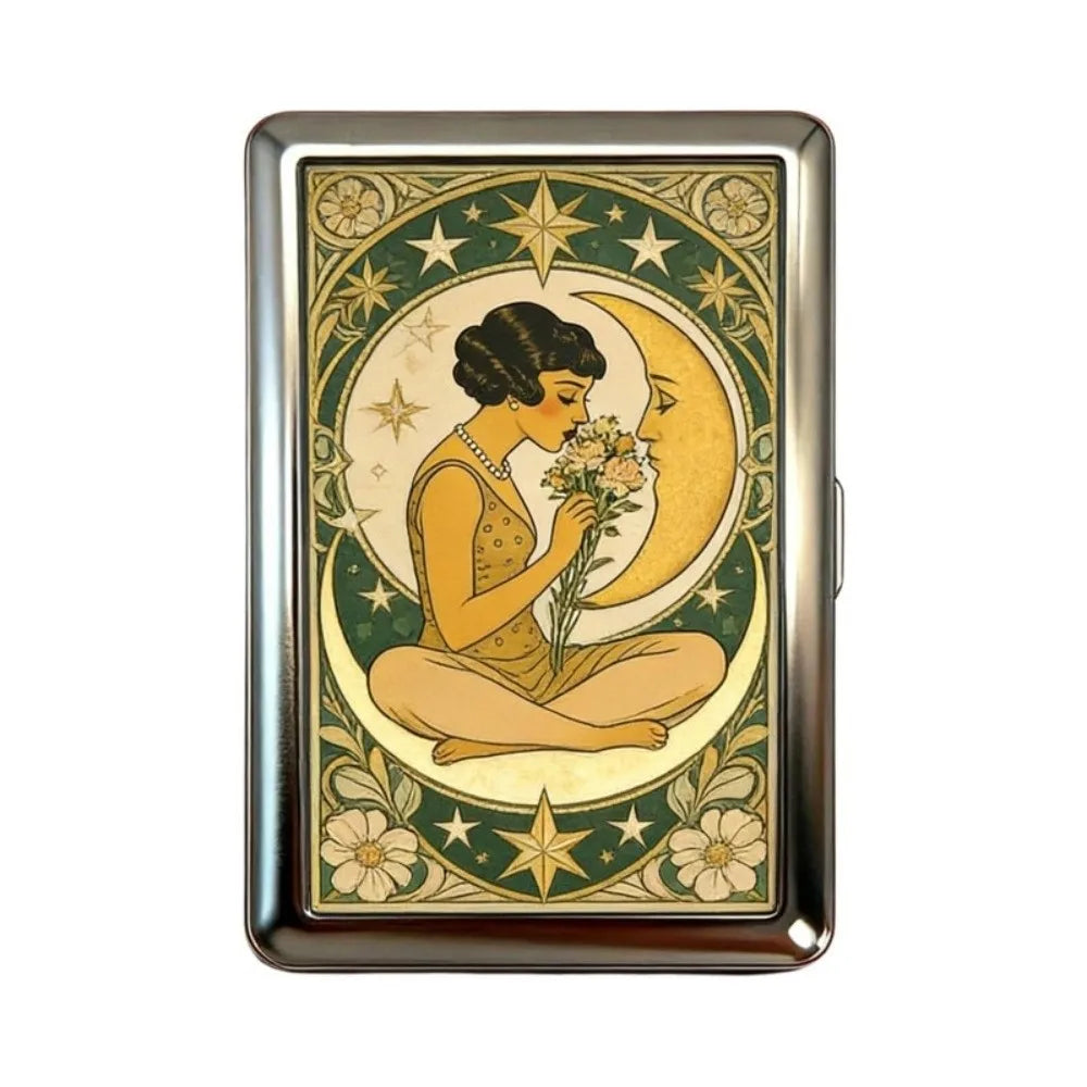 Vintage Metal Card Case – Business & Credit Card Holder Metal Card Case Richie's Style 4