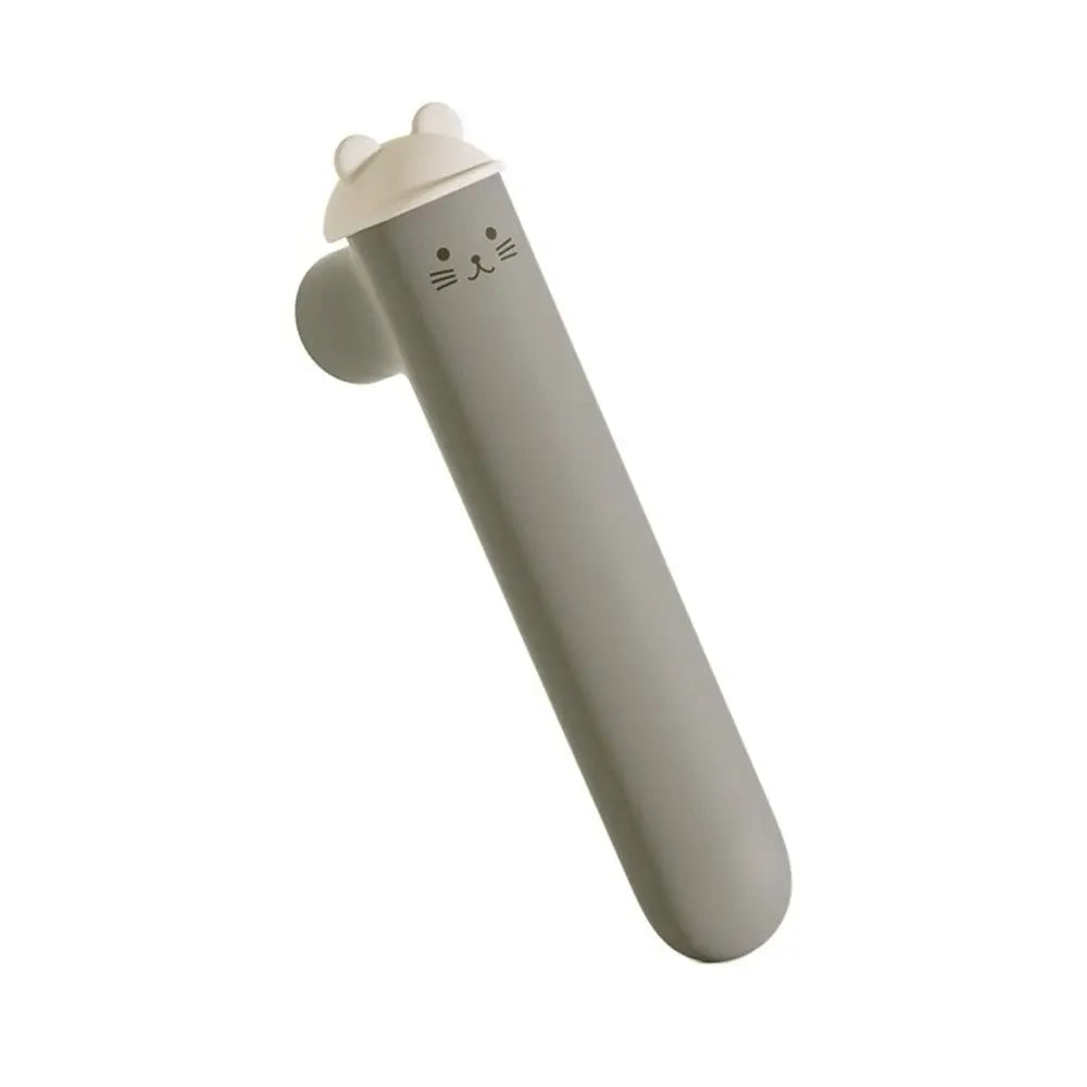 Cat Shape Silicone Door Knob Cover – Wall Protection & Noise Door Handle Cover Richie's grey