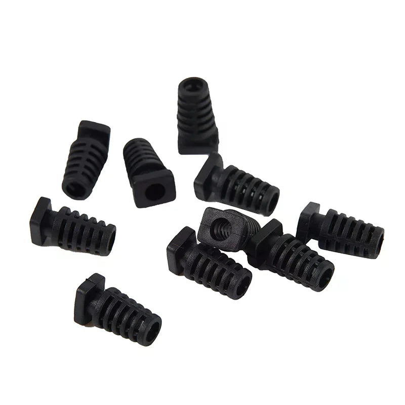 10Pcs 4.1mm PVC Cable Strain Relief Cord Boot Wire Protector Cable Strain Relief Richie's
