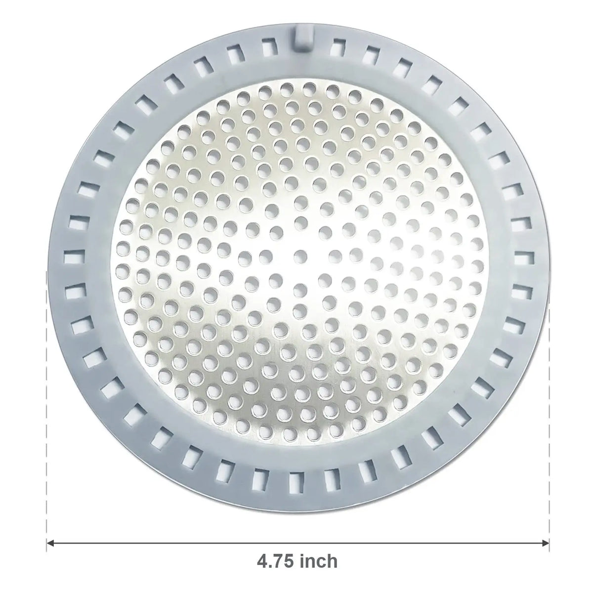 Stainless Steel Floor Drain Cover with Hair Filter Floor Drain Cover Richie's Silver Grey