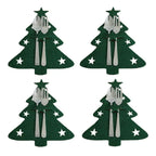 Christmas Cutlery Holder Bags | Festive Non-Woven Fabric 4 Pcs Cutlery Holder Bags Richie's 6