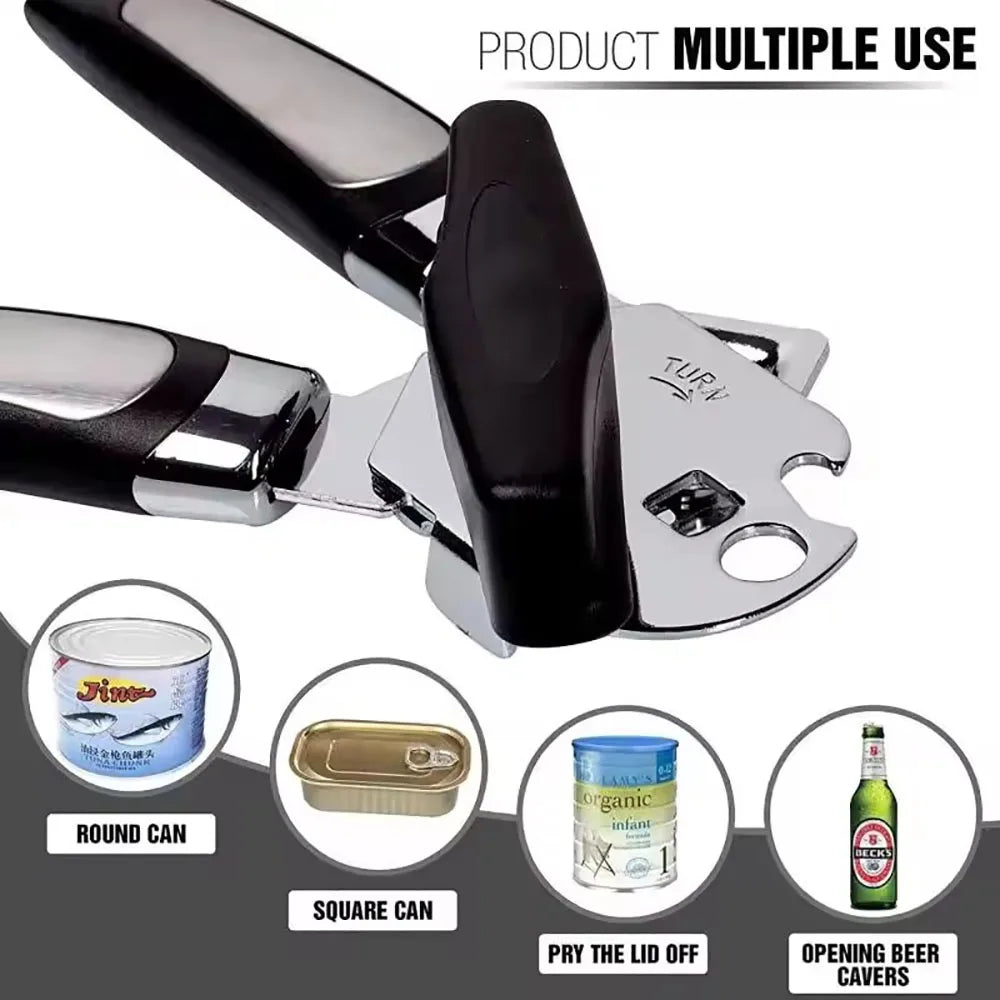 Stainless Steel Can Opener & Bottle Opener – Side Cut Can & Bottle Opener Richie's
