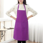 Waterproof Apron for Women & Men – Chef, BBQ & Salon Use Kitchen Work Apron Richie's purple One Size