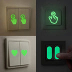 Glow-in-the-Dark Stickers for Switches, Stairs & Motorcycles Luminous Glow Stickers Richie's