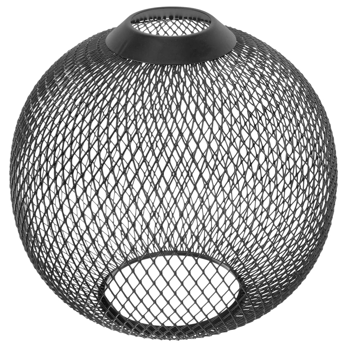 Globe Wire Lampshade Hollow Metal Pendant Light Cover – Black Pendant Lamp Shade Richie's