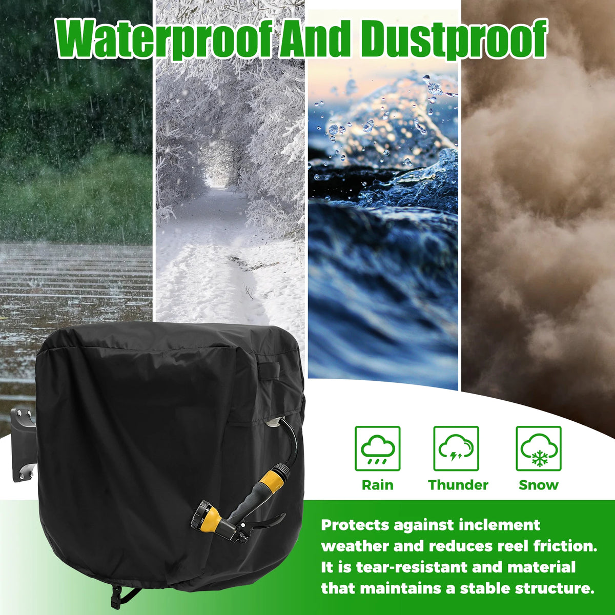 Waterproof Garden Hose Reel Cover | Adjustable Oxford Cloth Hose Reel Cover Richie's
