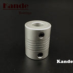 Kande D19L25 Aluminium Flexible Shaft Coupler for 3D Printers Flexible Shaft Coupler Richie's