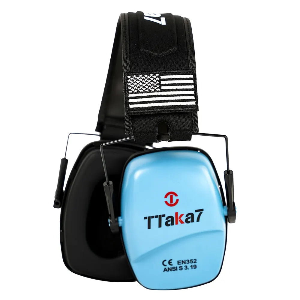 Shooting Earmuffs – 25dB Passive Noise Reduction Ear Protectors Shooting Ear Protectors Richie's TTAKA7-HP light blue