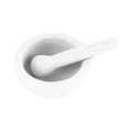 White Ceramic Mortar & Pestle Set | Porcelain Spice Grinder Mortar & Pestle Set Richie's 100mm