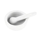 White Ceramic Mortar & Pestle Set | Porcelain Spice Grinder Mortar & Pestle Set Richie's 100mm