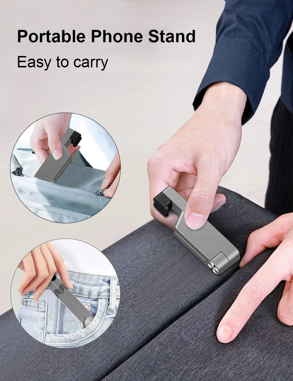 Foldable Phone Stand – Portable Desktop Holder for Smartphones Phone Stand Richie's