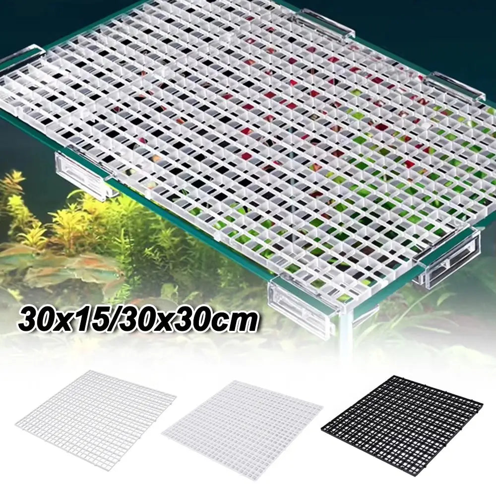 Fish Tank Isolation Plate – Spliceable Hollow Bottom Filter Aquarium Filter Plate Richie's