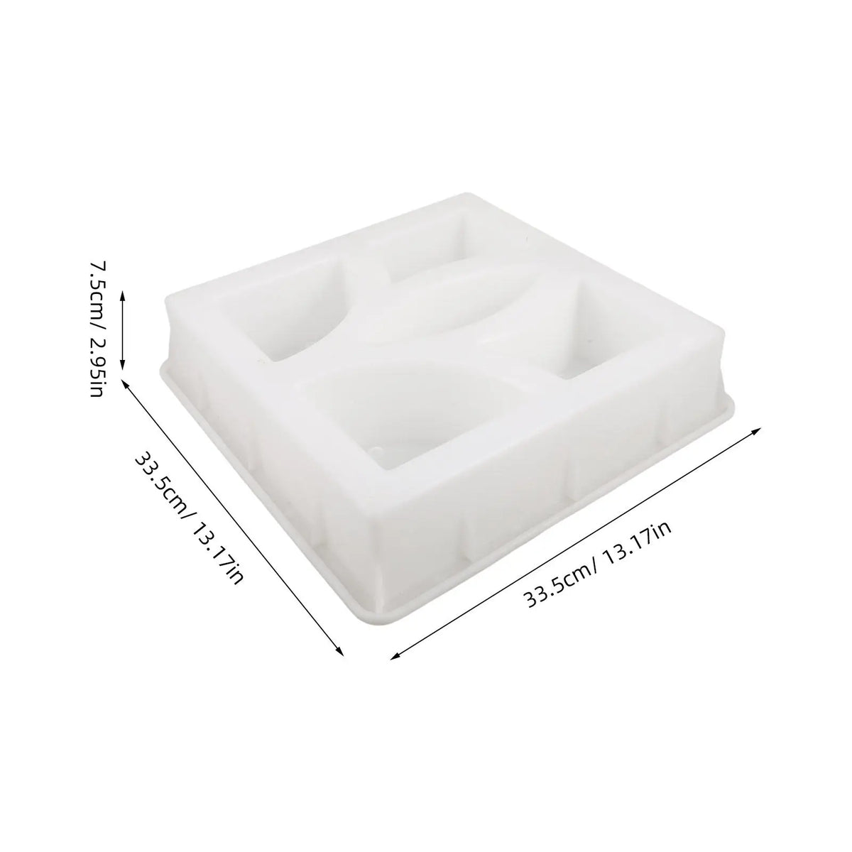 Reusable Hollow Breeze Brick Concrete Mold – Garden Patio Concrete Brick Mold Richie's