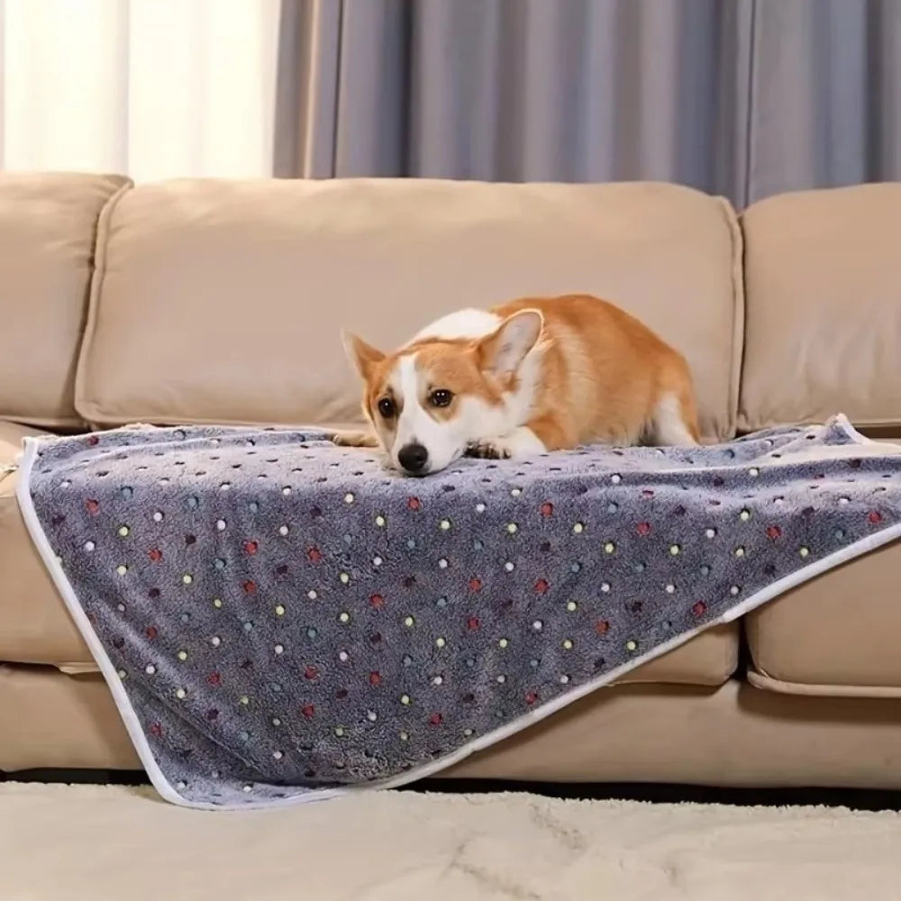 Ultra-Soft Machine Washable Pet Blanket for Dogs & Cats Pet Bed Blanket Richie's