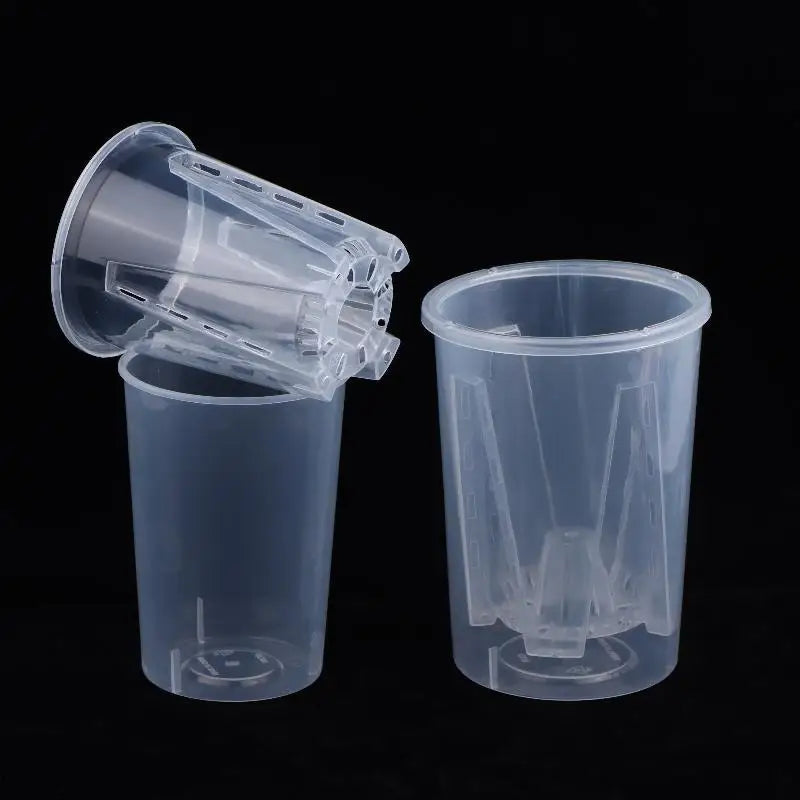 Self-Watering Transparent Plastic Flower Pot – Double Layer Self-Watering Planter Pot Richie's