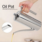 304 Stainless Steel Oil Dispenser Bottle 500ml/700ml – Olive Cruet Oil Dispenser Bottle Richie's