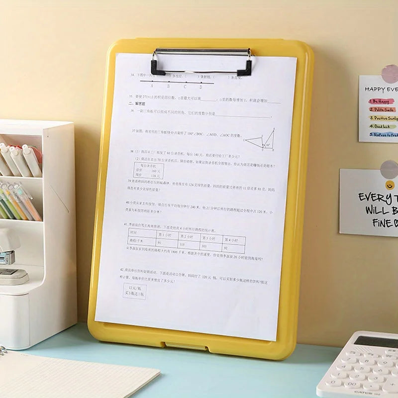 A4 Plastic Folder Organizer & Writing Pad for Documents Folder Organizer Richie's 1pc 1
