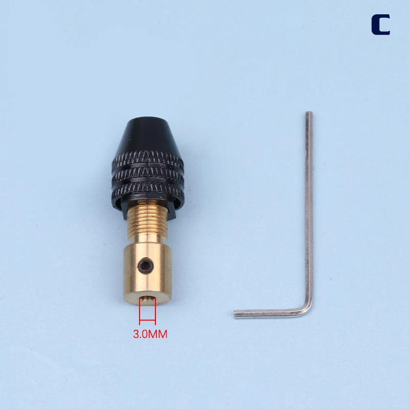 Mini Drill Chuck 0.3–3.4mm Collet Clamp for Micro Motors Mini Drill Chuck Richie's C-3.0mm