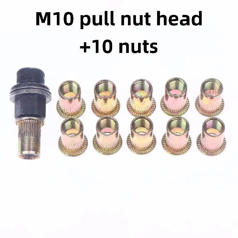11-Piece Manual Rivet Nut Tool Set – M3 to M12 Hand Riveter Rivet Nut Tool Richie's M10 11pcs