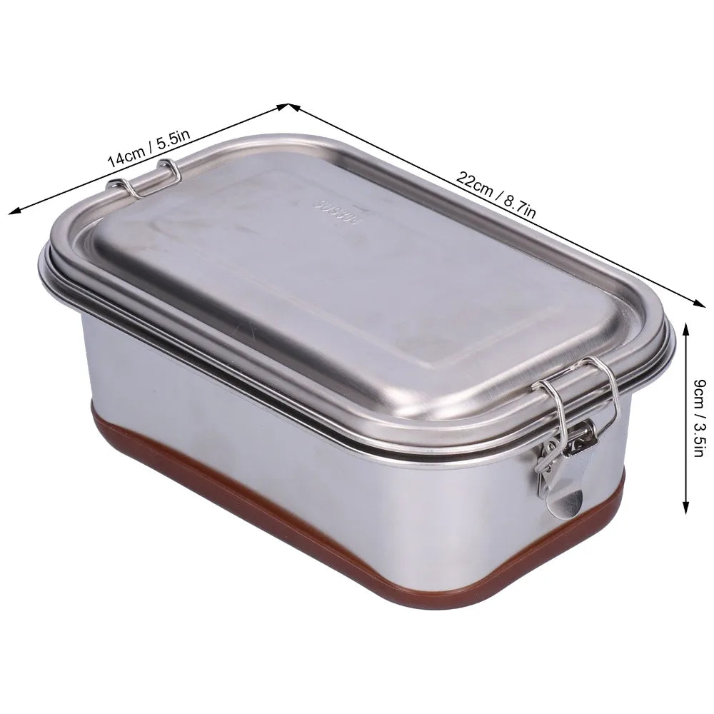 304 Stainless Steel Bento Lunch Box 1500ml – Leakproof Bento Lunch Box Richie's