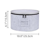 Zippered Felt Storage Bag – Multi-Use Home Organizer Bucket Felt Storage Organizer Richie's L