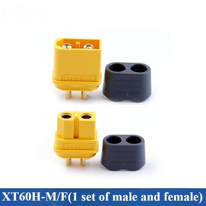 XT60 High Current Connector Plug – RC Aircraft & LiPo Battery RC Battery Connector Richie's XT60H-M F yellow