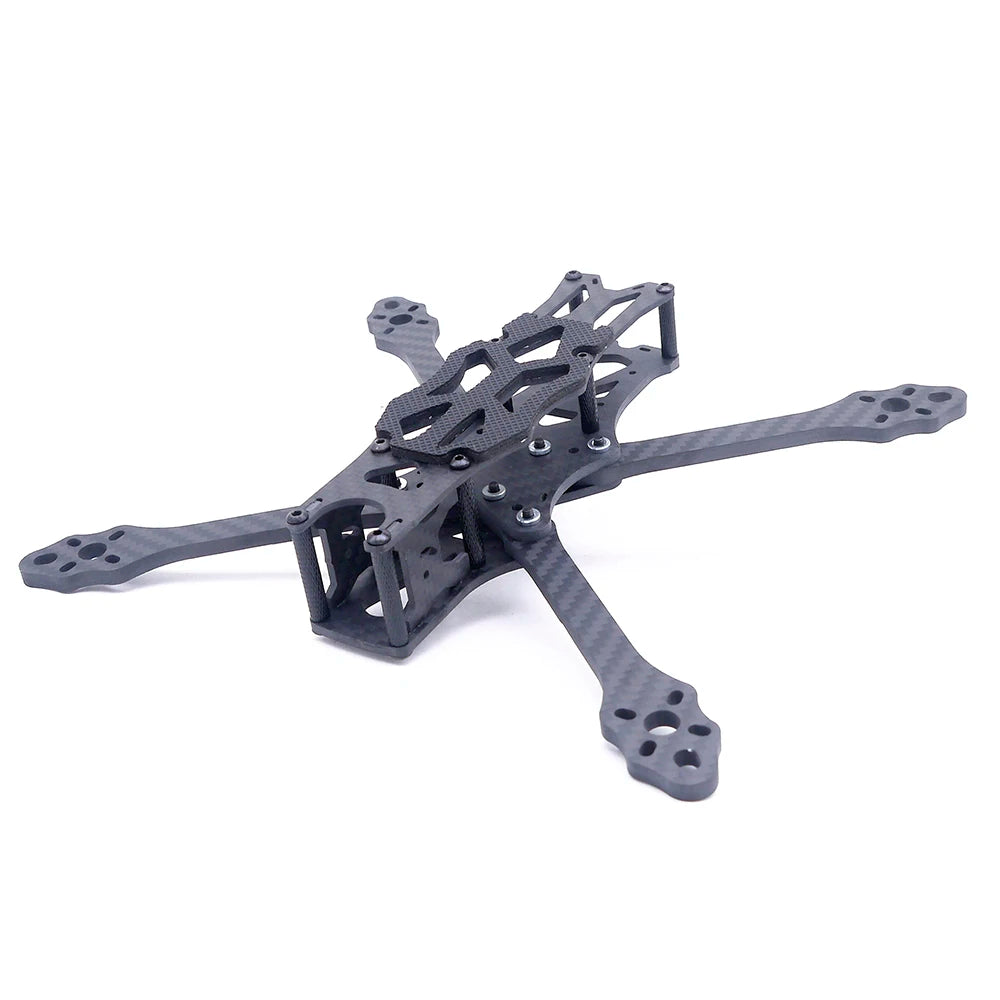 Steele 5 220mm Carbon Fiber X-Type 5" FPV Racing Drone Frame FPV Drone Frame Kit Richie's 1 PCS