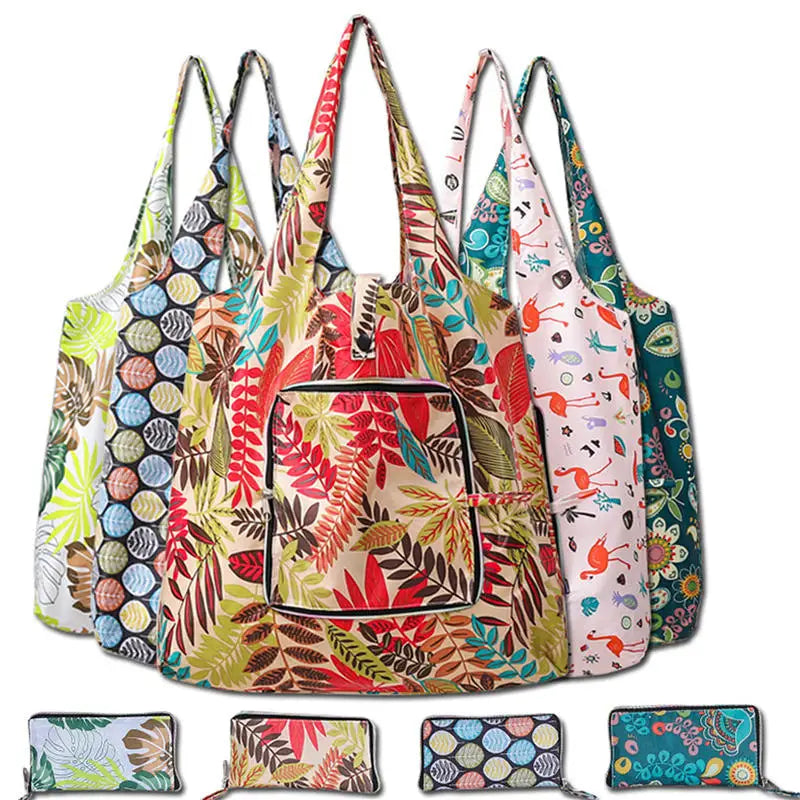 Reusable Foldable Tote Bag – Large Eco Grocery Shopping Bag Reusable Tote Bag Richie's