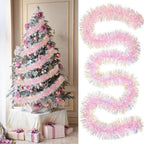 2M Pink Tinsel Garland – Sparkling Christmas & Party Decor Christmas Garland Richie's