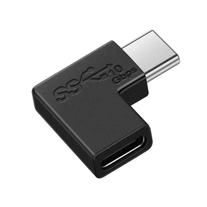 90° USB-C Female to Female Adapter | 10Gbps Fast Charging USB-C Adapter Richie's