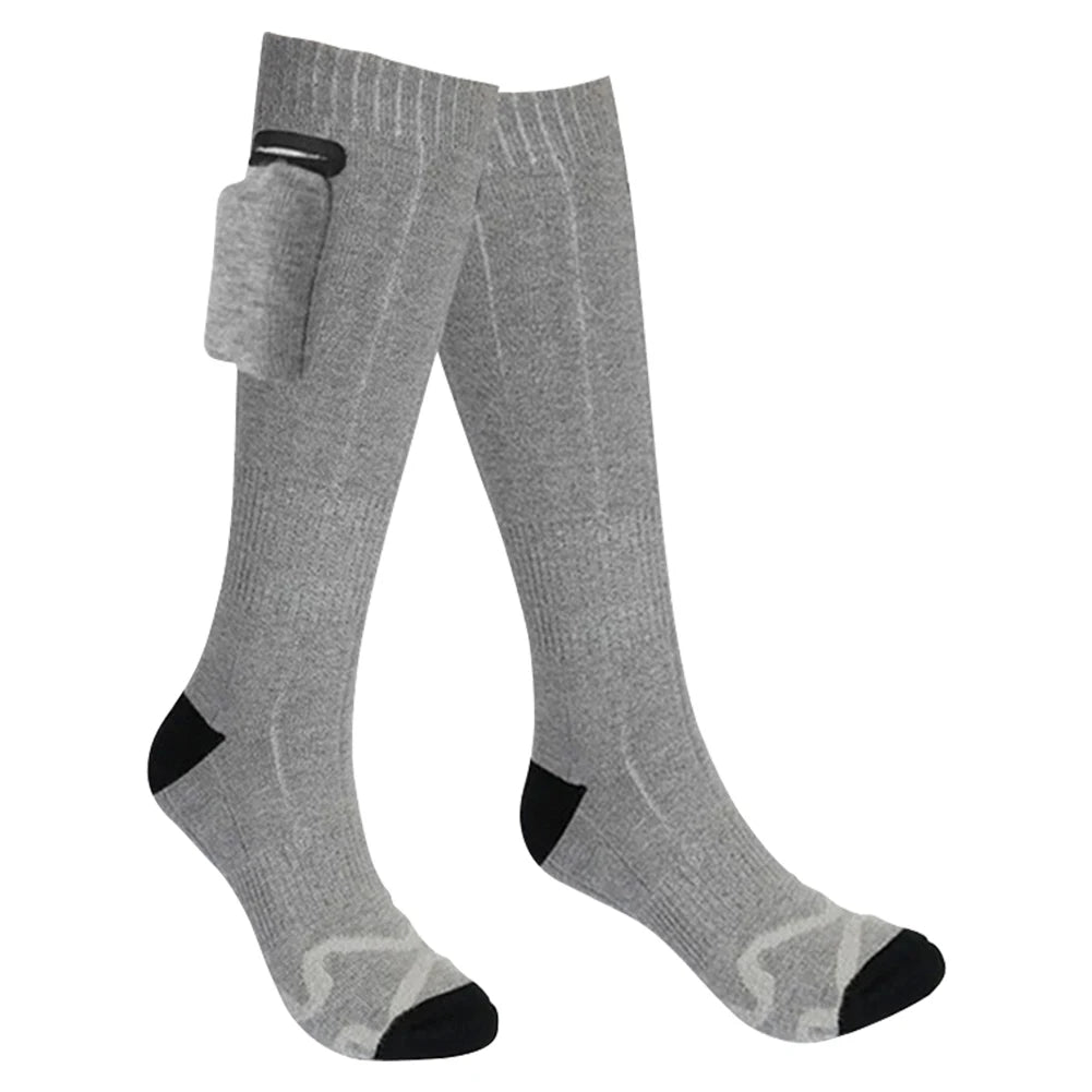 APWIKOGER Electric Heated Socks – USB Thermal Winter Warmth Electric Heated Socks Richie's Upgraded Grey