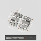 10pcs Flush Mount Brackets Interlock Hanging Buckle Frame Hooks Picture Frame Hooks Richie's