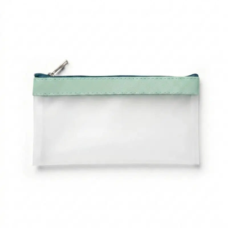 Transparent Frosted Pencil Case Large Capacity Student Bag Pencil Case Richie's Green