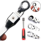 TOTNEND Ratchet Wrench Set 180° Rotatable Interchangeable Heads Ratchet Wrench Set Richie's