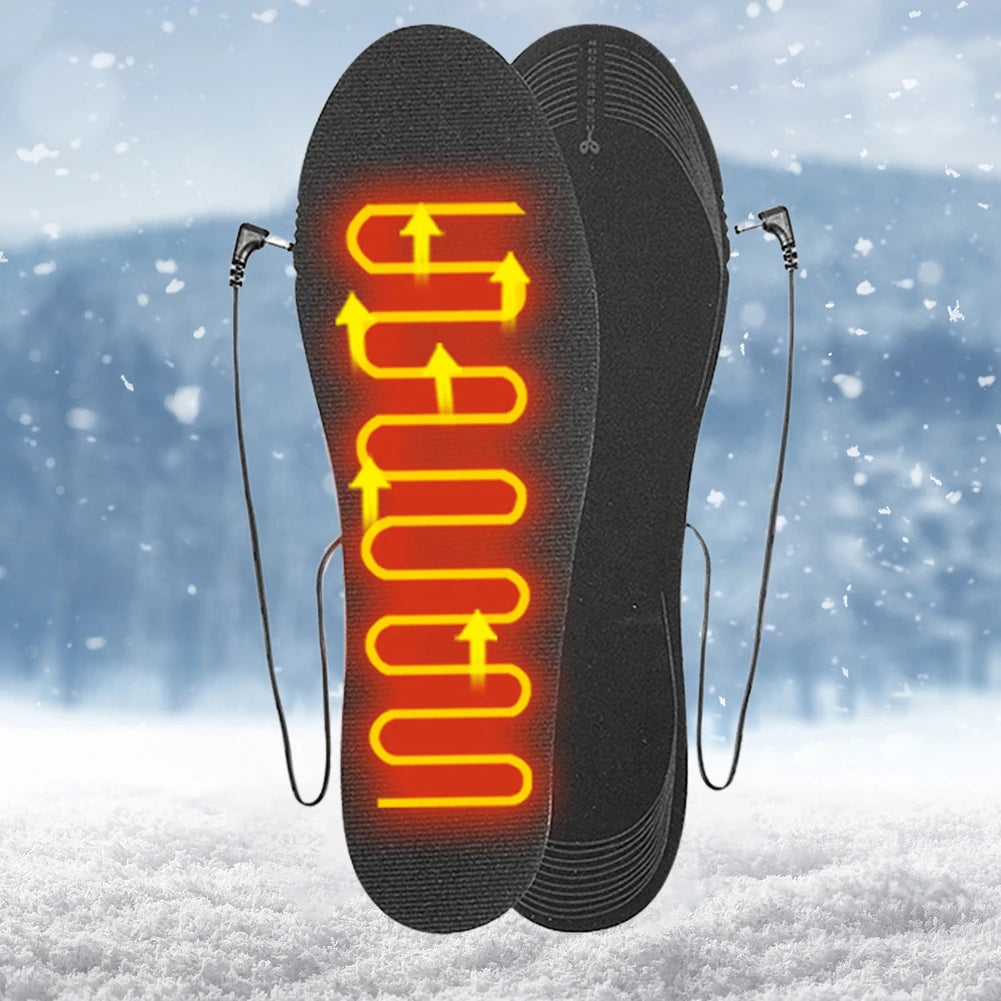 Electric Heated Insoles with Battery Box | Thermal Foot Warmers Heated Shoe Insoles Richie's