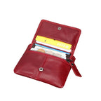 Genuine Leather Women's Card Holder Money Clip Wallet Leather Wallet Richie's