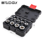 14Pc Female E-TORX Star Socket Set E4–E24 | 3 Drive Sizes Socket Set Richie's