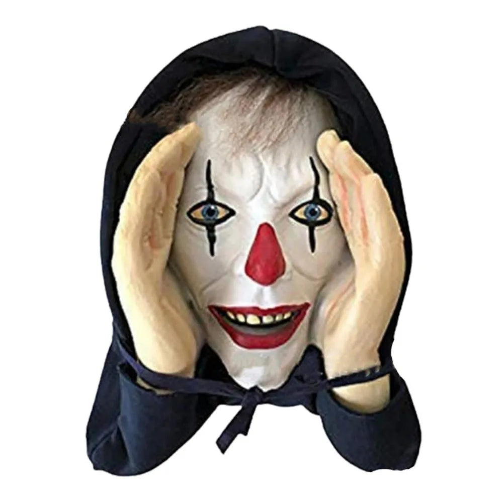 Scary Peeper Clown PVC Window Sticker – Halloween Prank Decor Halloween Window Sticker Richie's C