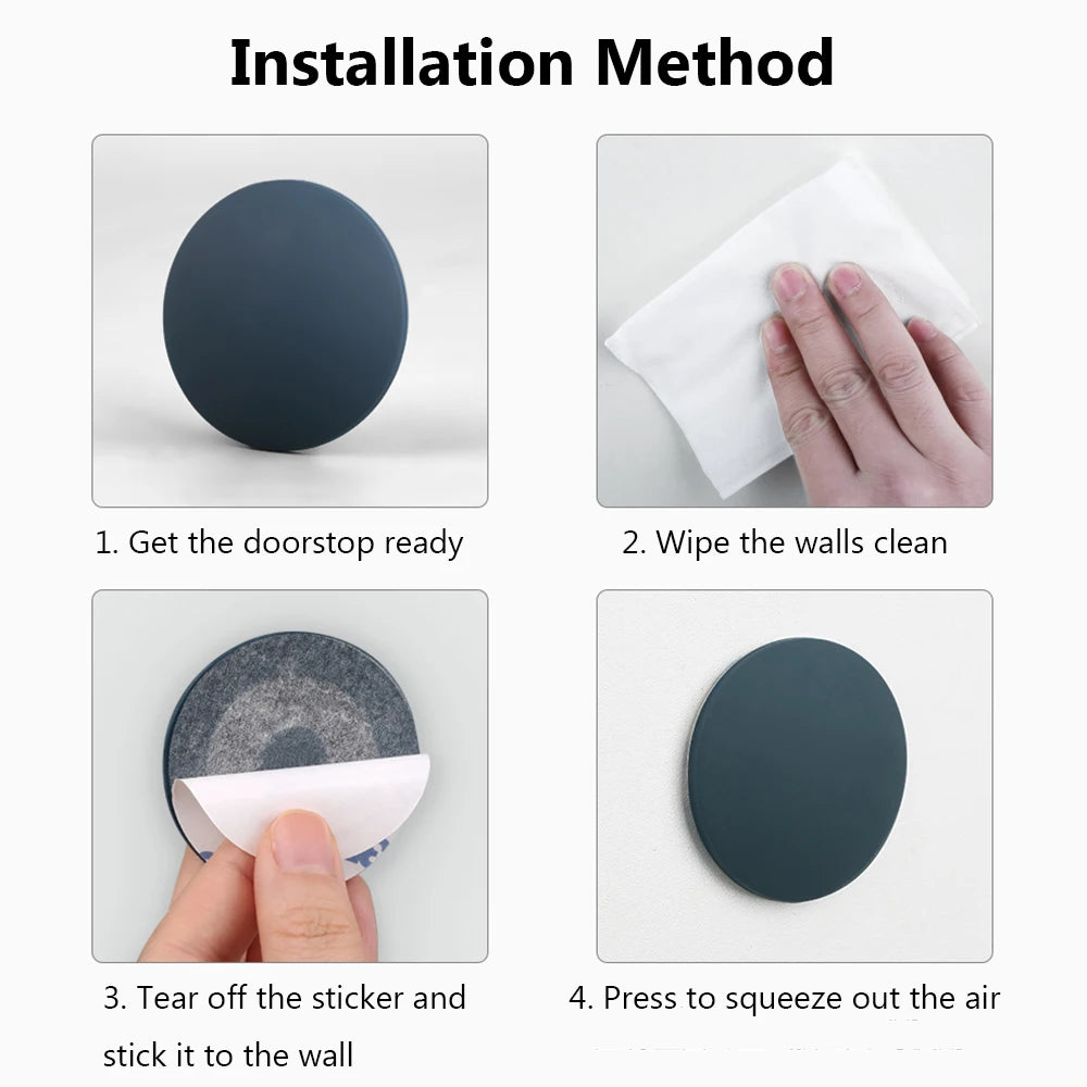 Silicone Door Stopper Bumper Wall Protector Guard Pad Door Stopper Bumper Richie's