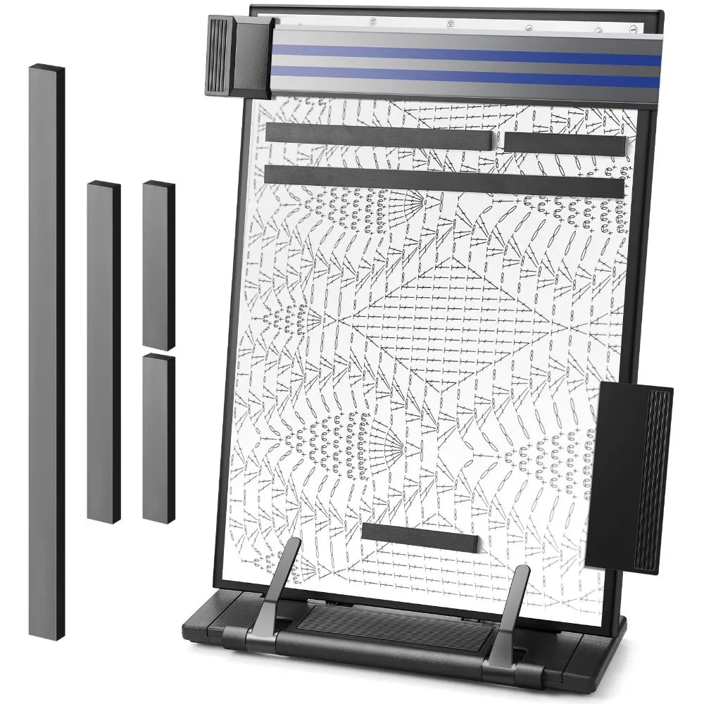 Foldable Knitting Pattern Holder with 4 Magnets | Chart Keeper Knitting Pattern Holder Richie's Vertical Style
