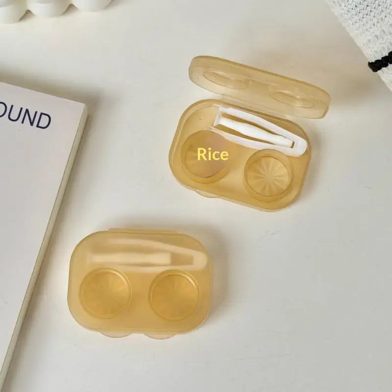 Contact Lens Case with Tweezers – Dustproof Travel Organizer Contact Lens Case Richie's A4-1pc