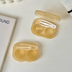 Contact Lens Case with Tweezers – Dustproof Travel Organizer Contact Lens Case Richie's A4-1pc