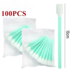 100PCS Foam Sponge Tip Swabs – Printer & Camera Lens Cleaner Equipment Cleaning Swabs Richie's