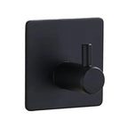 Stainless Steel Adhesive Wall Hooks Rustproof Punch-Free Hanger Adhesive Wall Hooks Richie's Black C