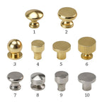 Knurled Round Cabinet Drawer Knob – Gold Aluminum Door Handle Cabinet Drawer Knob Richie's