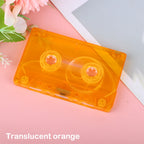 Blank Plastic Cassette Tape Shell – Empty Audio Recording Case Cassette Tape Shell Richie's Translucent orange