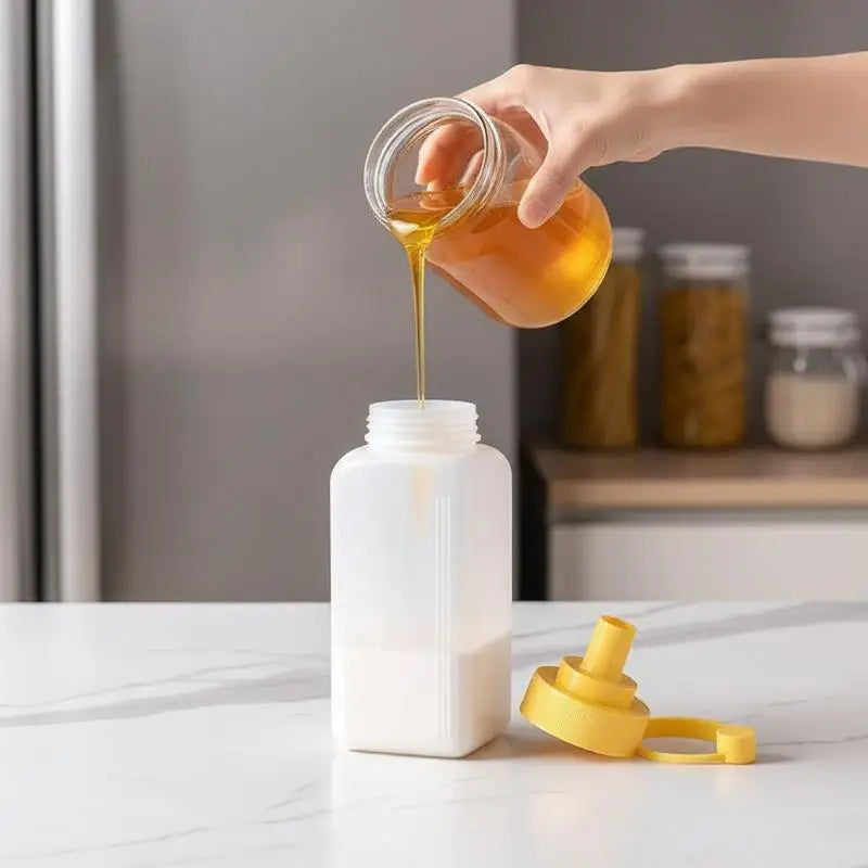 Wide Mouth Squeeze Sauce Bottles 600/800/1000ml – Leak-Proof Condiment Squeeze Bottle Richie's