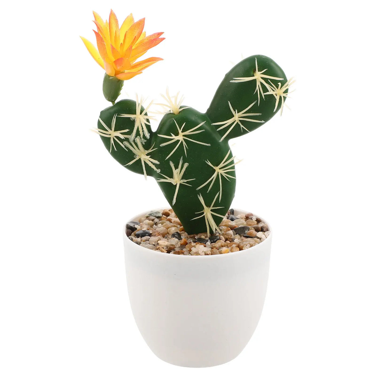 Mini Artificial Cactus Plants in Pots – 7" Faux Succulent Decor Artificial Plant Decor Richie's