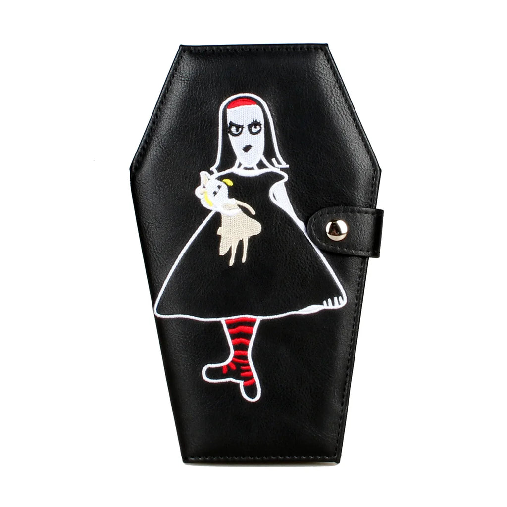 Halloween Coffin Witch Wallet – Coin Purse & Card Holder Gift Novelty Coin Purse Richie's A00092